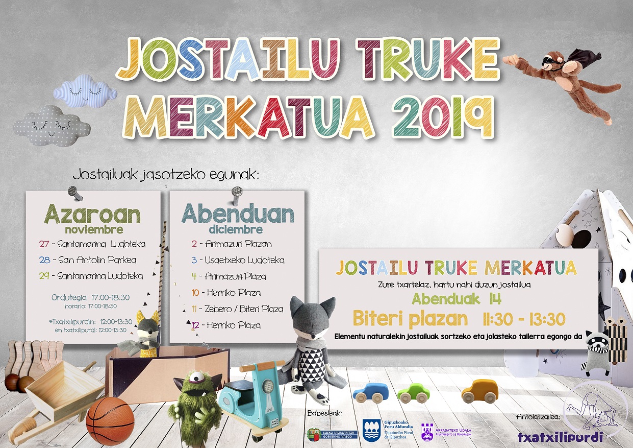 Jostailu Truke Merkatua 2019