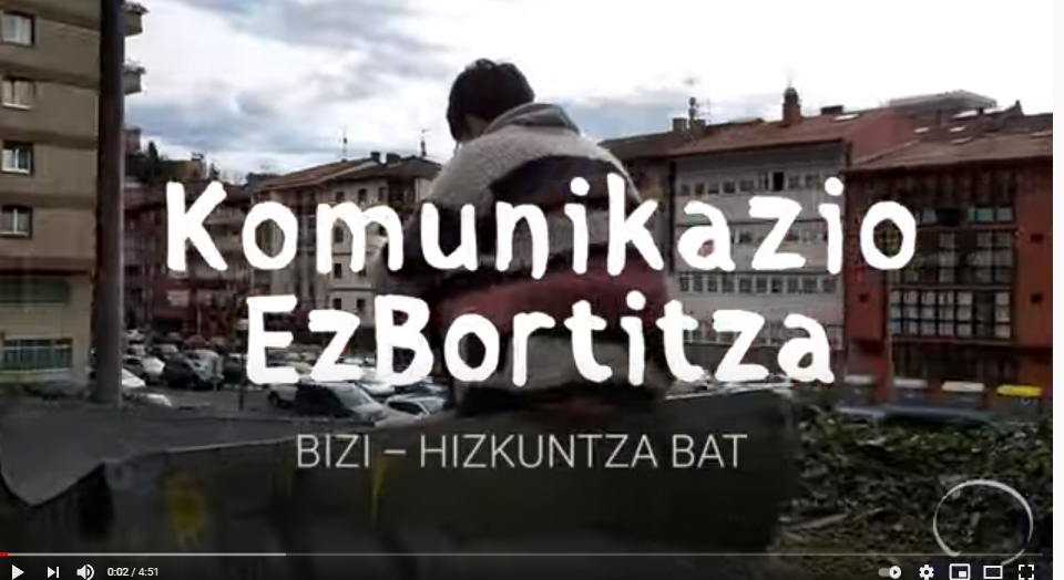 Komunikazio EzBortitza;Bizi hizkuntza bat, aurkezpen bideoa